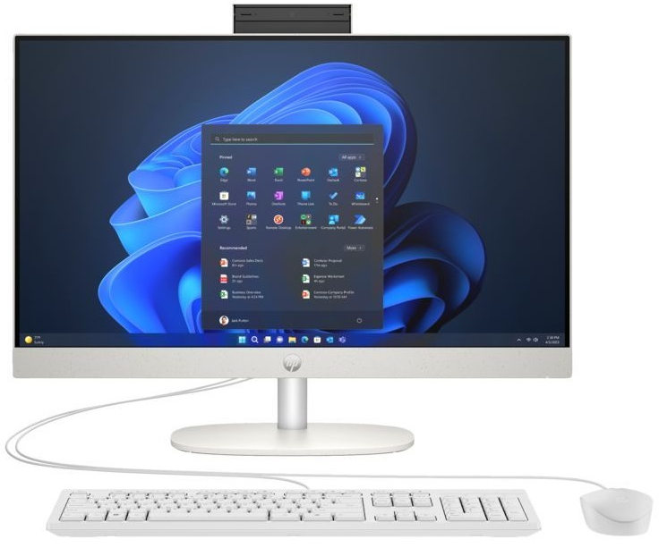 Комп'ютер-моноблок HP 240-G10 (D1AW7AT) White